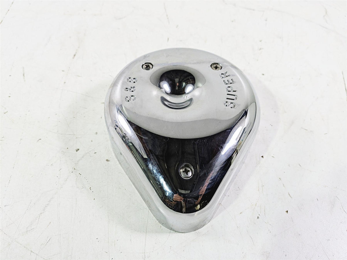 2005 Harley Touring FLHRI Road King S&S 378 Chrome Outer Air Box Cover 5128071 {{ shop.shopifyCountryName }} - Mototech271