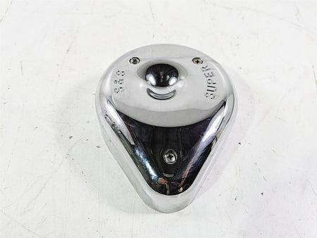 2005 Harley Touring FLHRI Road King S&S 378 Chrome Outer Air Box Cover 5128071 {{ shop.shopifyCountryName }} - Mototech271