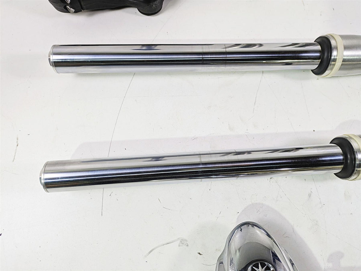 2008 Yamaha XVS1300 V-Star Tourer Front Forks & Triple Tree Set 3D8-23102-00-00 {{ shop.shopifyCountryName }} - Mototech271