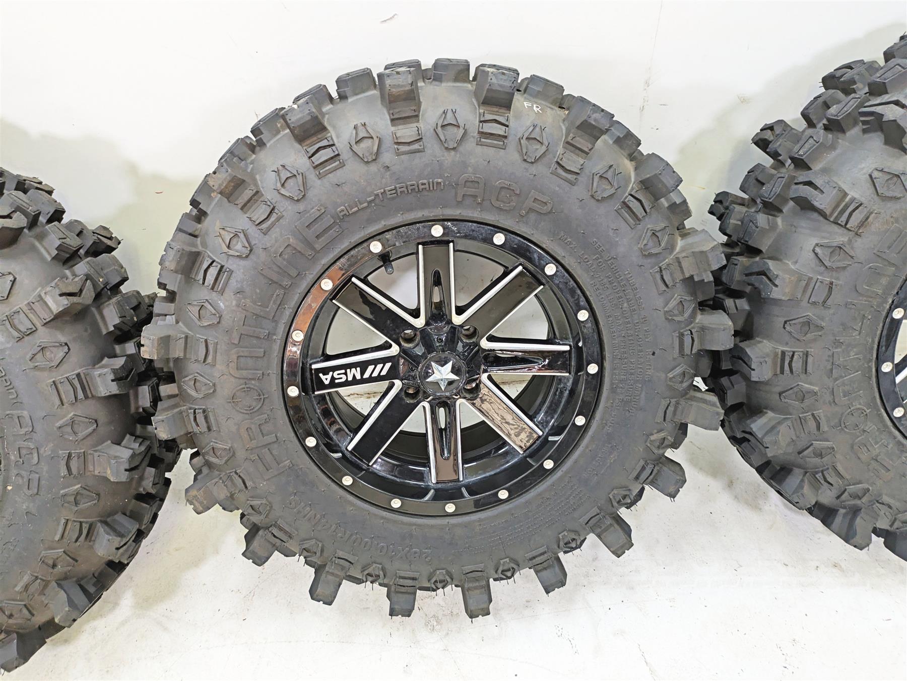 2022 CFMoto Zforce 950 Sport MSA Offroad 14x7 & Frontline ACP Tire Set M41-04756 {{ shop.shopifyCountryName }} - Mototech271