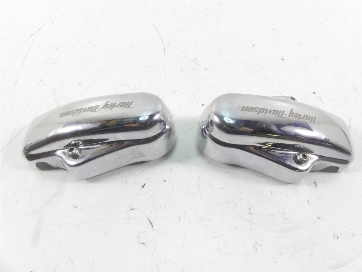 2004 Harley Softail FXSTD SE CVO Deuce Rear Chrome Axle Nut Covers 44500-03B {{ shop.shopifyCountryName }} - Mototech271
