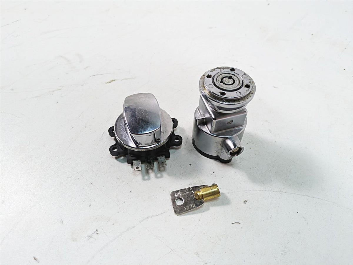 2009 Harley FXDC Dyna Super Glide Custom Ignition Switch Key Lock Set 71430-06B {{ shop.shopifyCountryName }} - Mototech271