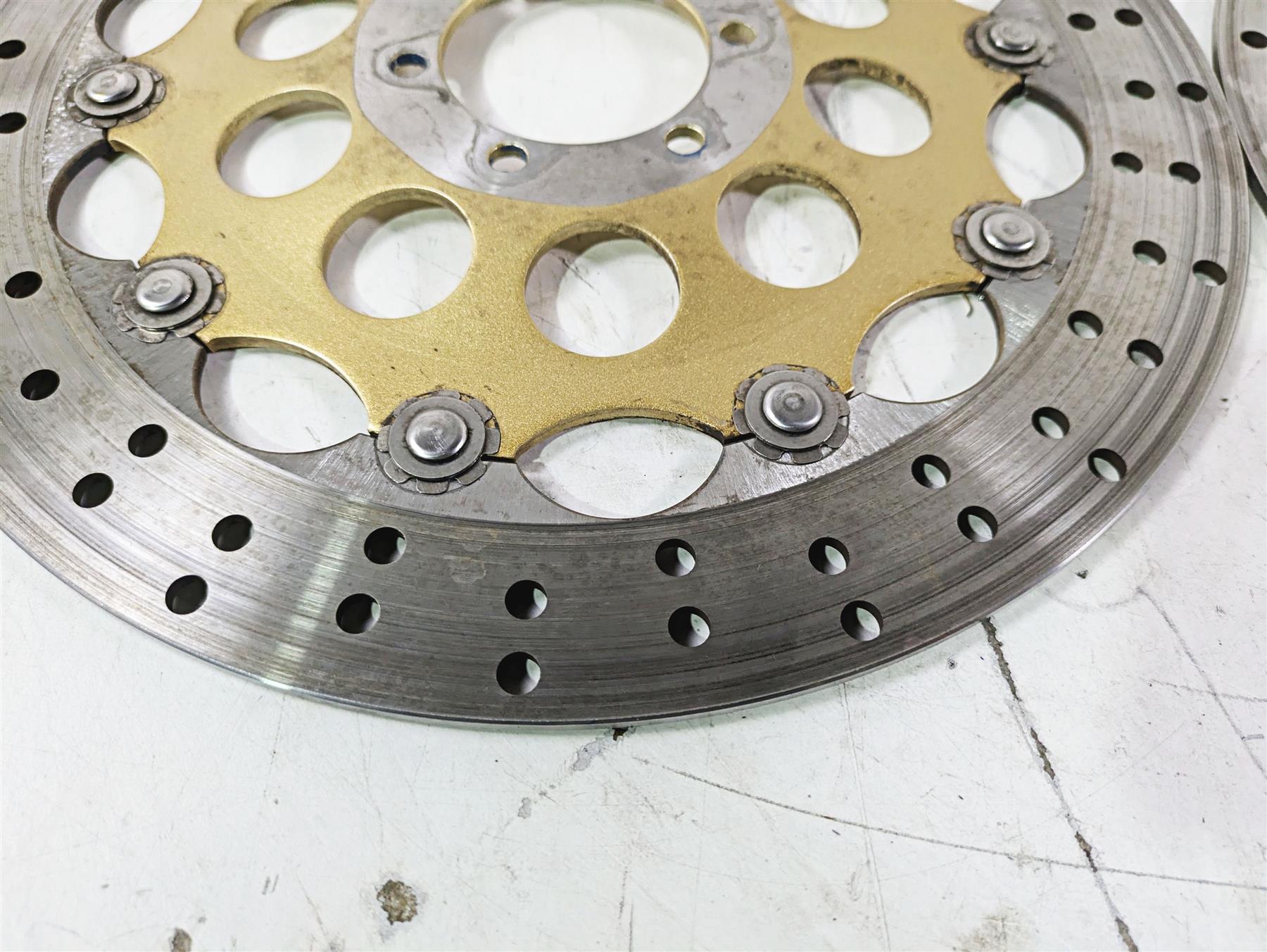 1998 Moto Guzzi California 1100 EV Front Brake Rotor Disc Set GU37613305 {{ shop.shopifyCountryName }} - Mototech271