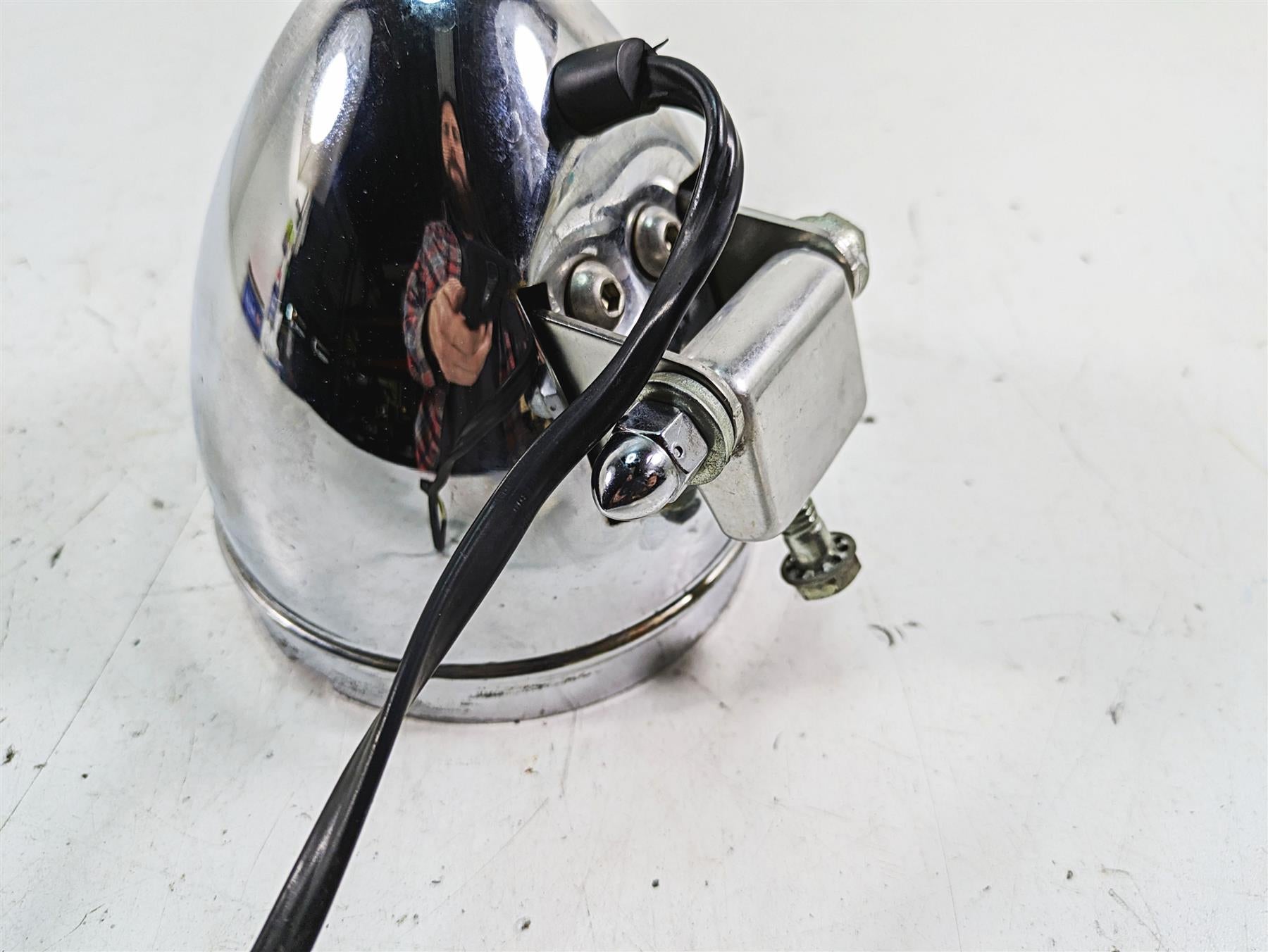 2009 Harley FXCWC Softail Rocker C Headlight Bucket Shell & Mount 69785-08 {{ shop.shopifyCountryName }} - Mototech271