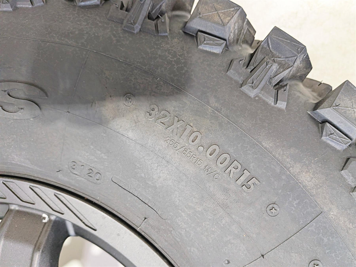 2022 Polaris RZR Turbo R Ultimate Wheel Tire Set Maxxis Rampage Fury 32x10R15 1525087 15x7-Mototech271