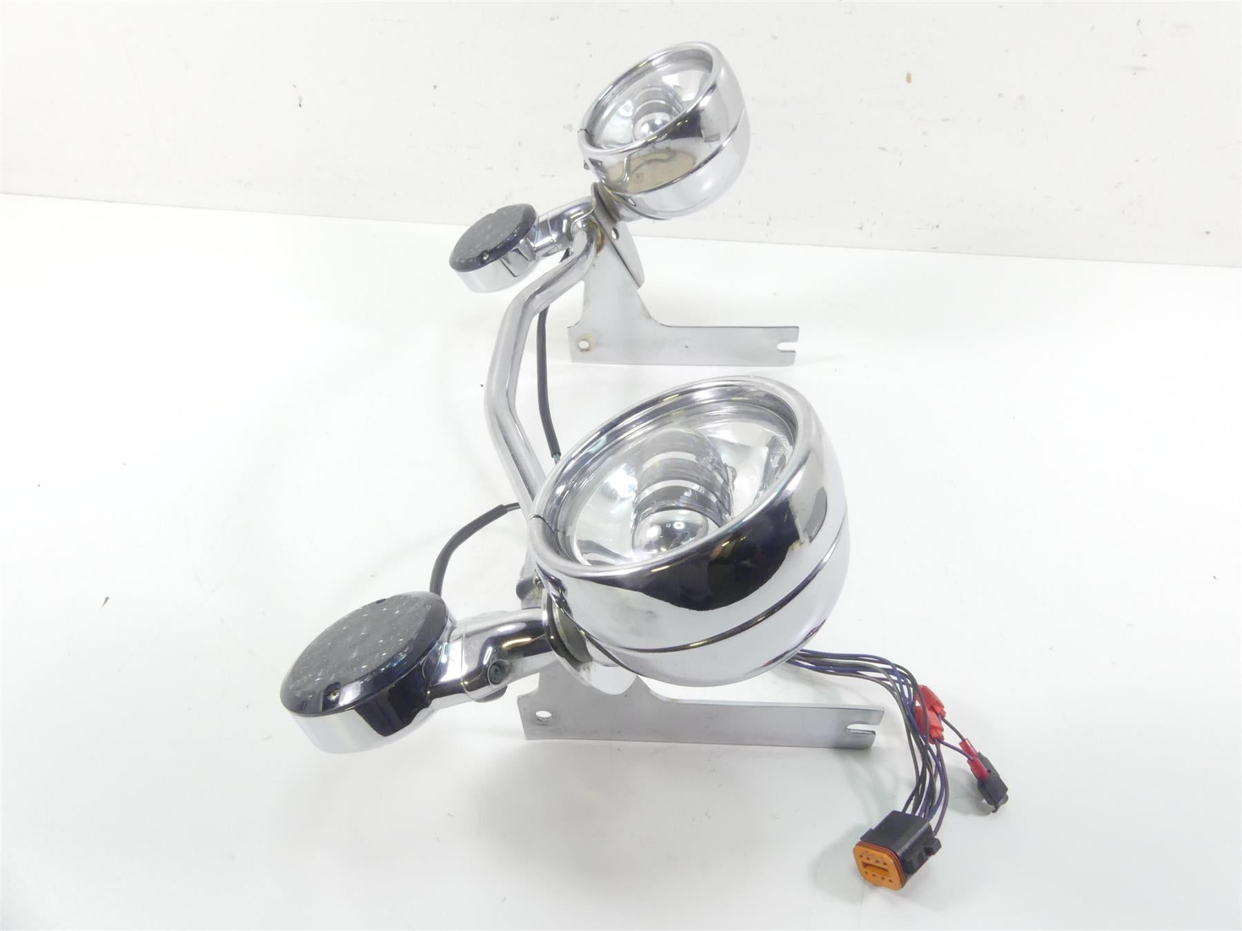 1995 Harley Touring FLHTCU Electra Glide Front Blinker Spot Light Set 68684-86 {{ shop.shopifyCountryName }} - Mototech271