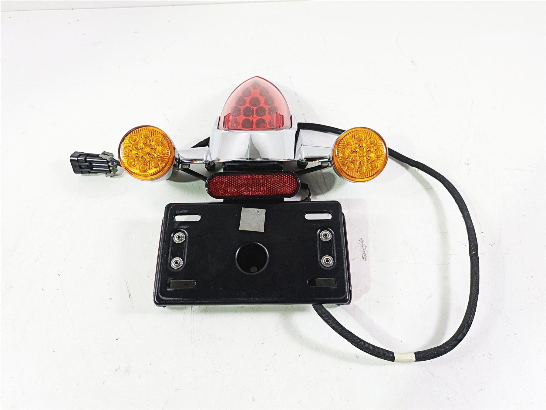 2018 Indian Chieftain Limited Chrome Taillight Blinker Plate Holder Set 5138445 {{ shop.shopifyCountryName }} - Mototech271