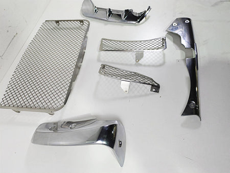 2006 Triumph Rocket 3 Radiator Chrome Radiator Cover Set T2108413 T2108414 {{ shop.shopifyCountryName }} - Mototech271