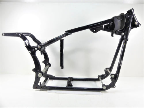2004 Harley Softail FLSTFI Fat Boy Straight Main Frame Chassis - Slvg 47008-00C | Mototech271