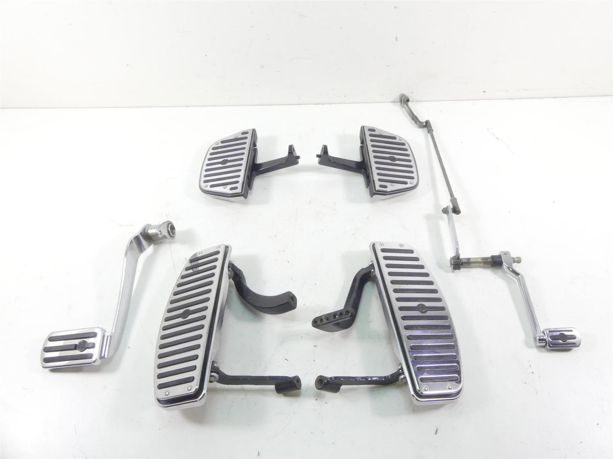 2002 Harley Touring FLHRCI Road King Chrome Floor Board Shifter Brake Pedal Set {{ shop.shopifyCountryName }} - Mototech271