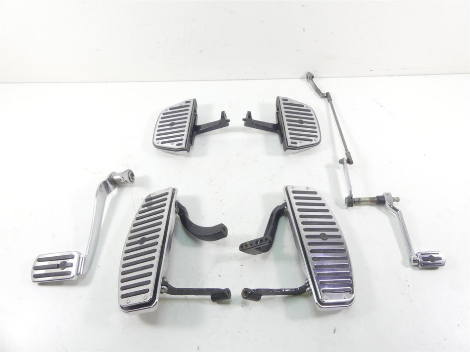 2002 Harley Touring FLHRCI Road King Chrome Floor Board Shifter Brake Pedal Set {{ shop.shopifyCountryName }} - Mototech271
