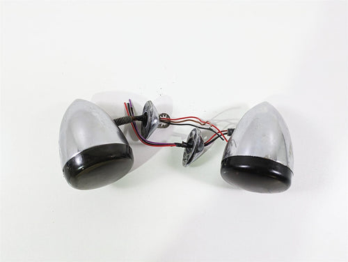 2004 Big Dog Chopper Rear Chrome Blinker Turn Signal Flasher Set BDM130-00795 | Mototech271