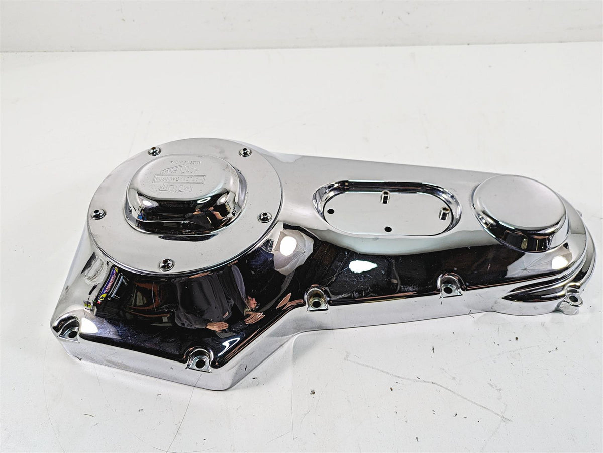 1999 Harley Dyna FXDL Low Rider Outer Primary Drive Chrome Clutch Cover 60506-99 {{ shop.shopifyCountryName }} - Mototech271