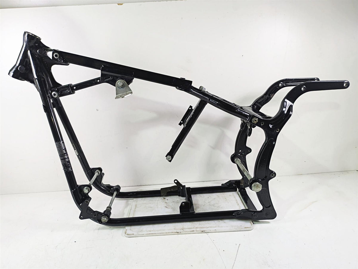 2004 Harley Softail FLSTF Fat Boy Straight Main Frame Chassis With Salvage Texas Title 47008-00C {{ shop.shopifyCountryName }} - Mototech271