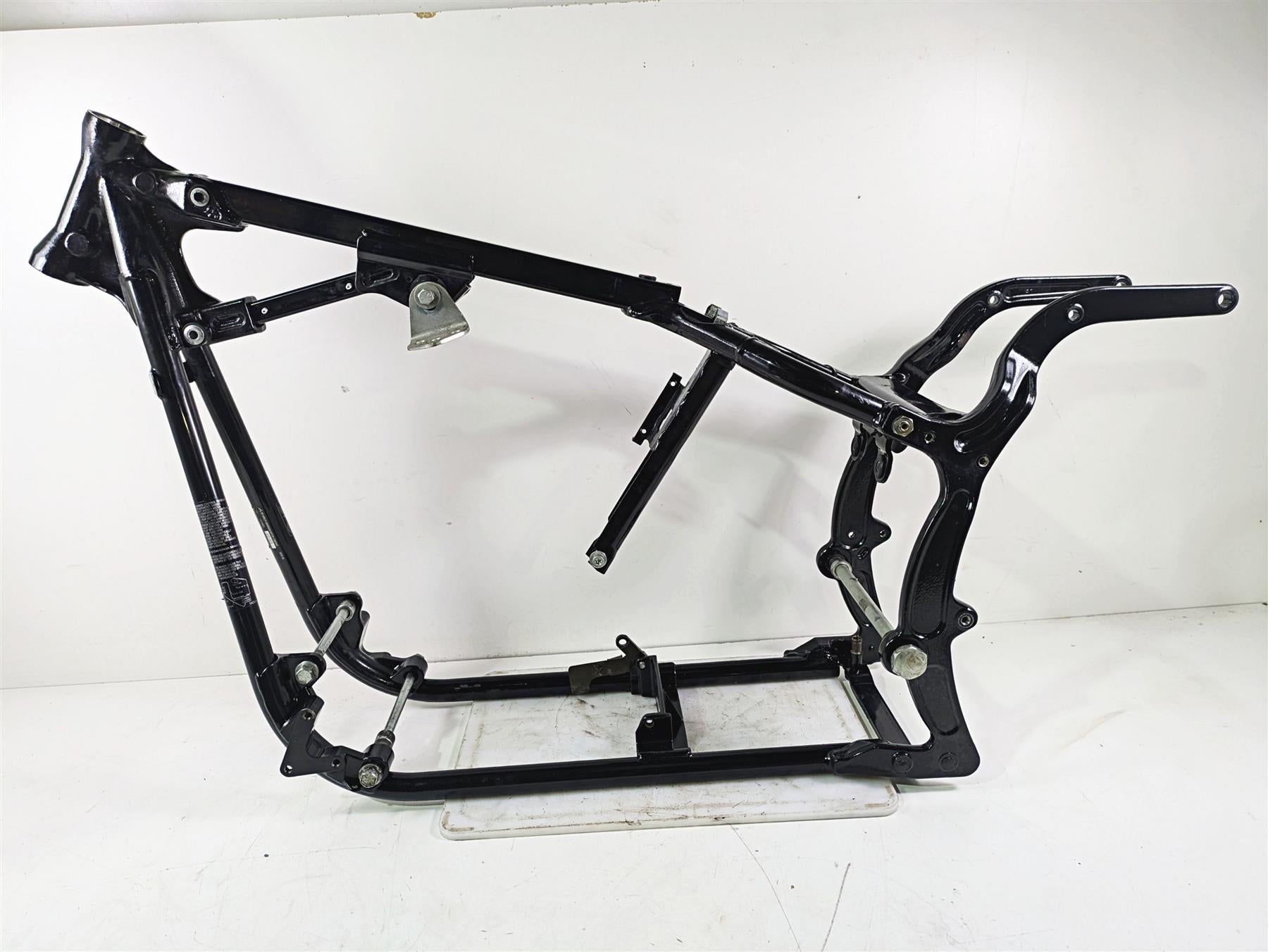 2004 Harley Softail FLSTF Fat Boy Straight Main Frame Chassis With Salvage Texas Title 47008-00C {{ shop.shopifyCountryName }} - Mototech271