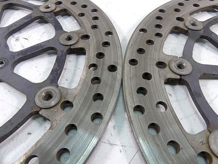 2013 Ducati Diavel Red Front Brembo Brake Disc Rotor Set 49241011A {{ shop.shopifyCountryName }} - Mototech271