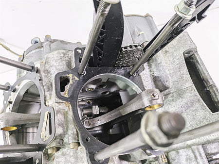 2008 Aprilia RSVR 1000 Factory Crankcase Lower Bottom End Motor AP0296961 {{ shop.shopifyCountryName }} - Mototech271