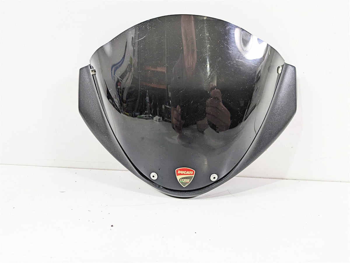 2009 Ducati Monster 1100 S Windshield Wind Screen Shield & Mount 48130531A {{ shop.shopifyCountryName }} - Mototech271