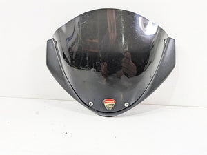 2009 Ducati Monster 1100 S Windshield Wind Screen Shield & Mount 48130531A | Mototech271