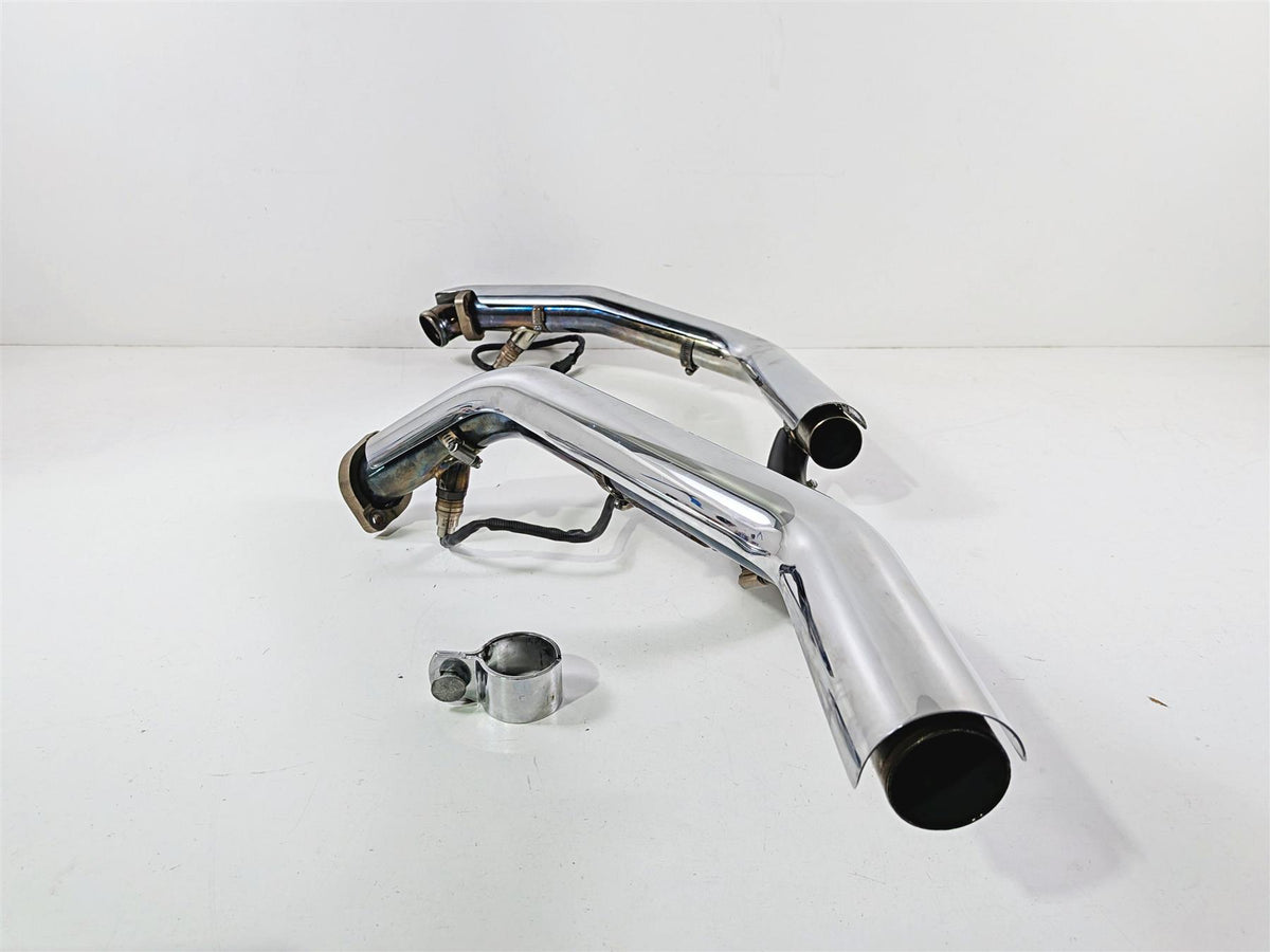 2008 Harley FXDSE CVO Dyna Nice Exhaust Header Heat Shield Set 65825-06 65631-06-Mototech271