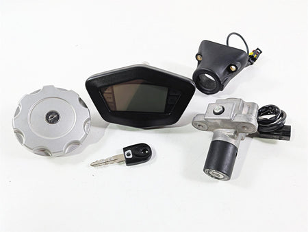 2009 Ducati Hypermotard 1100 S Speedometer Ignition Switch Key Lock Set 14K 40610586A-Mototech271