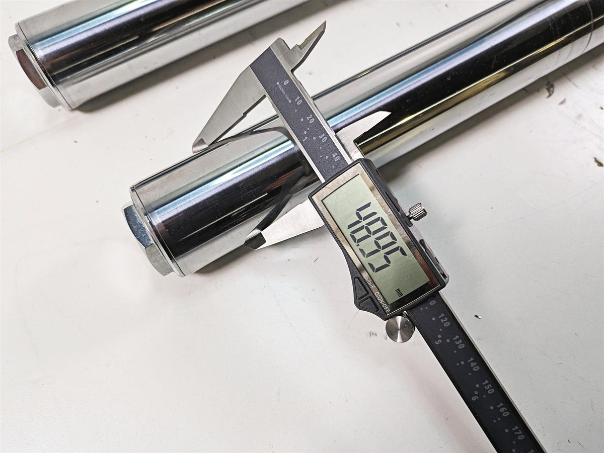 2015 Harley FXDL Dyna Low Rider Dual Brake Showa Front Fork Legs 49mm 45400052 {{ shop.shopifyCountryName }} - Mototech271