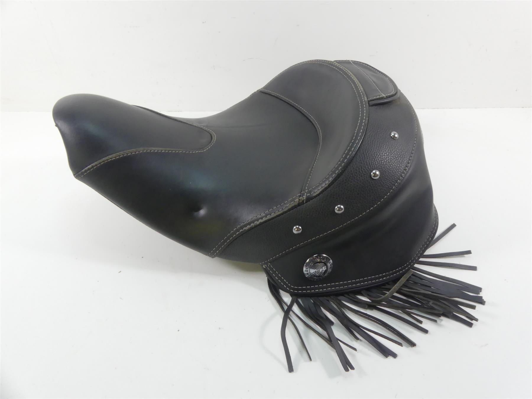 2016 Indian Chieftain Dark Horse Front Rider Driver Studded Saddle Seat 2205996 {{ shop.shopifyCountryName }} - Mototech271