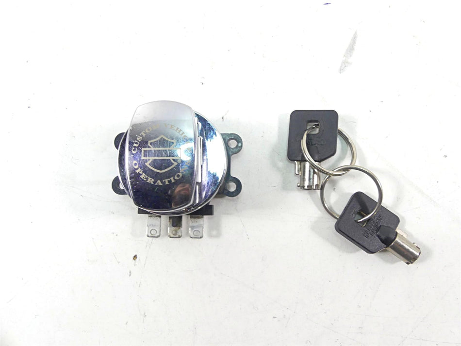 2007 Harley Touring FLHRSE CVO Road King Ignition Switch Key Lock Set 53461-07 {{ shop.shopifyCountryName }} - Mototech271