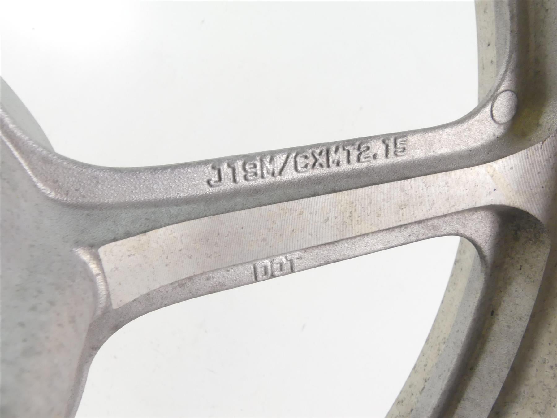 2007 Honda VT1100 C Shadow Spirit Front 19x2.15 Enkei Wheel Rim 44650-MM8-345 {{ shop.shopifyCountryName }} - Mototech271