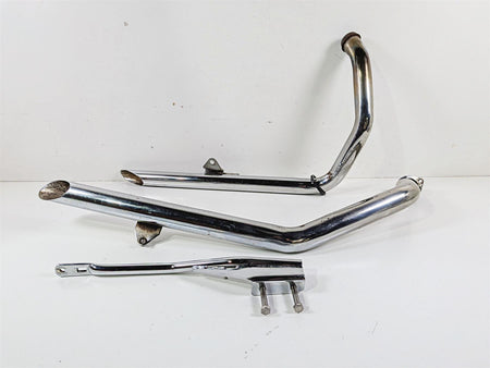 2003 Harley Sportster XL1200 Drag Pipes Slash Cut Exhaust System {{ shop.shopifyCountryName }} - Mototech271