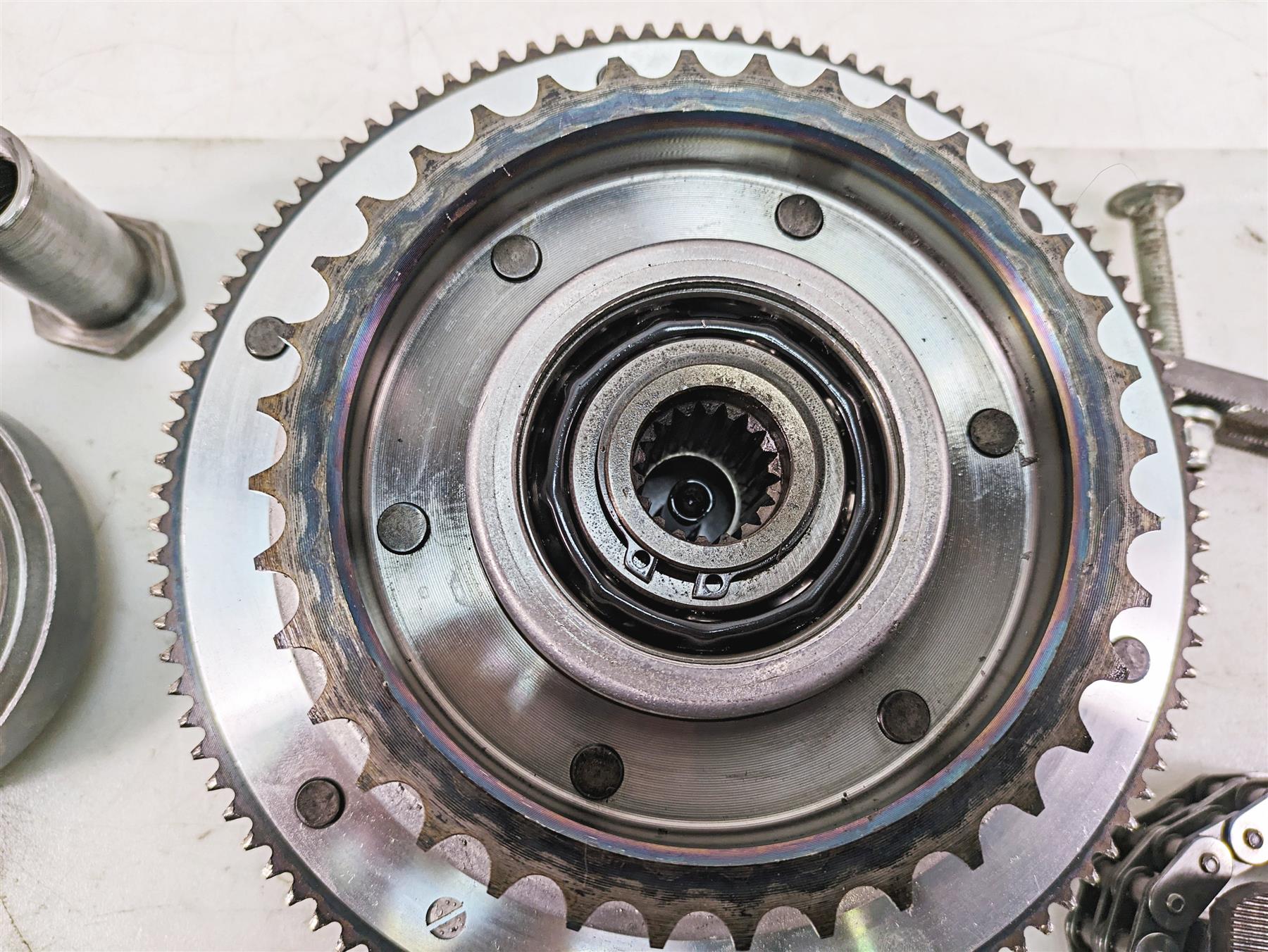 1999 Harley Touring FLHTC Electra Glide Primary Drive Clutch Set 37707-98A {{ shop.shopifyCountryName }} - Mototech271