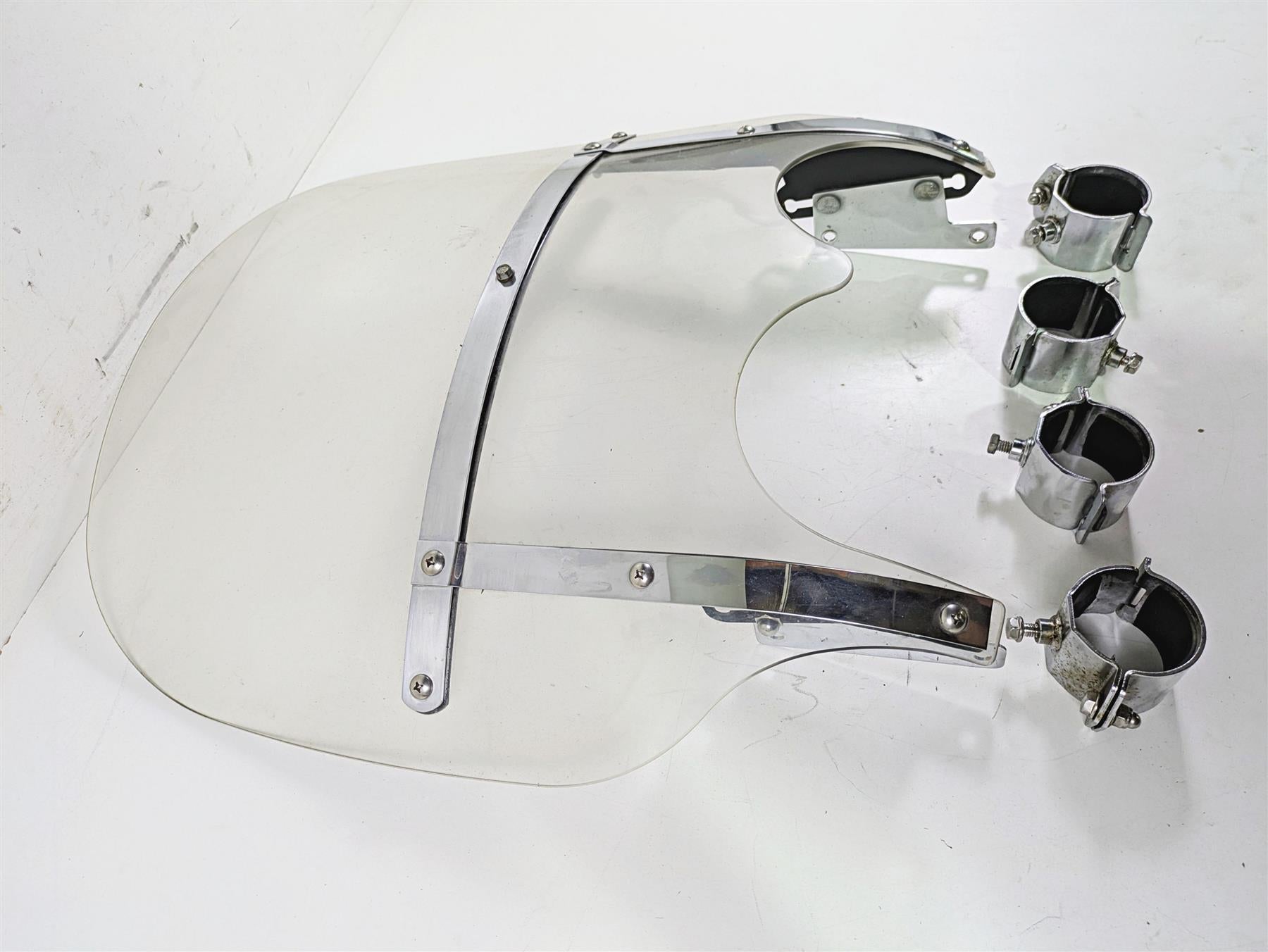 2006 Triumph Rocket 3 Windshield Wind Screen & Mounting Hardware A9740049 {{ shop.shopifyCountryName }} - Mototech271