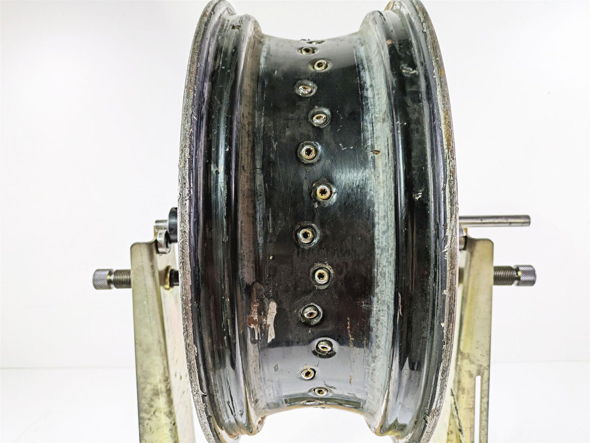 2008 Harley FLSTSB Cross Bones Straight 17x6 Rear Wheel Spoke Rim 44936-08 {{ shop.shopifyCountryName }} - Mototech271