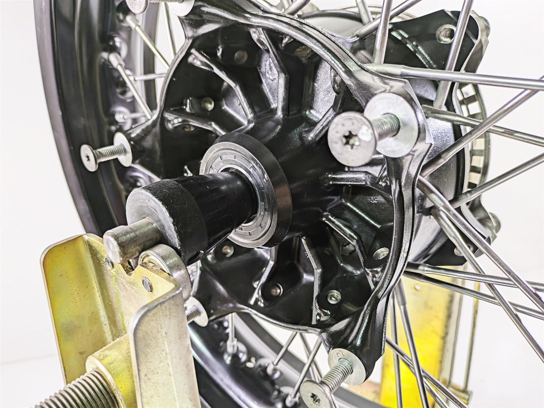 2014 BMW R nine T R9T K21 Front Wheel Rim Black Spoke 17x3.5 -Ding 36318546108 {{ shop.shopifyCountryName }} - Mototech271