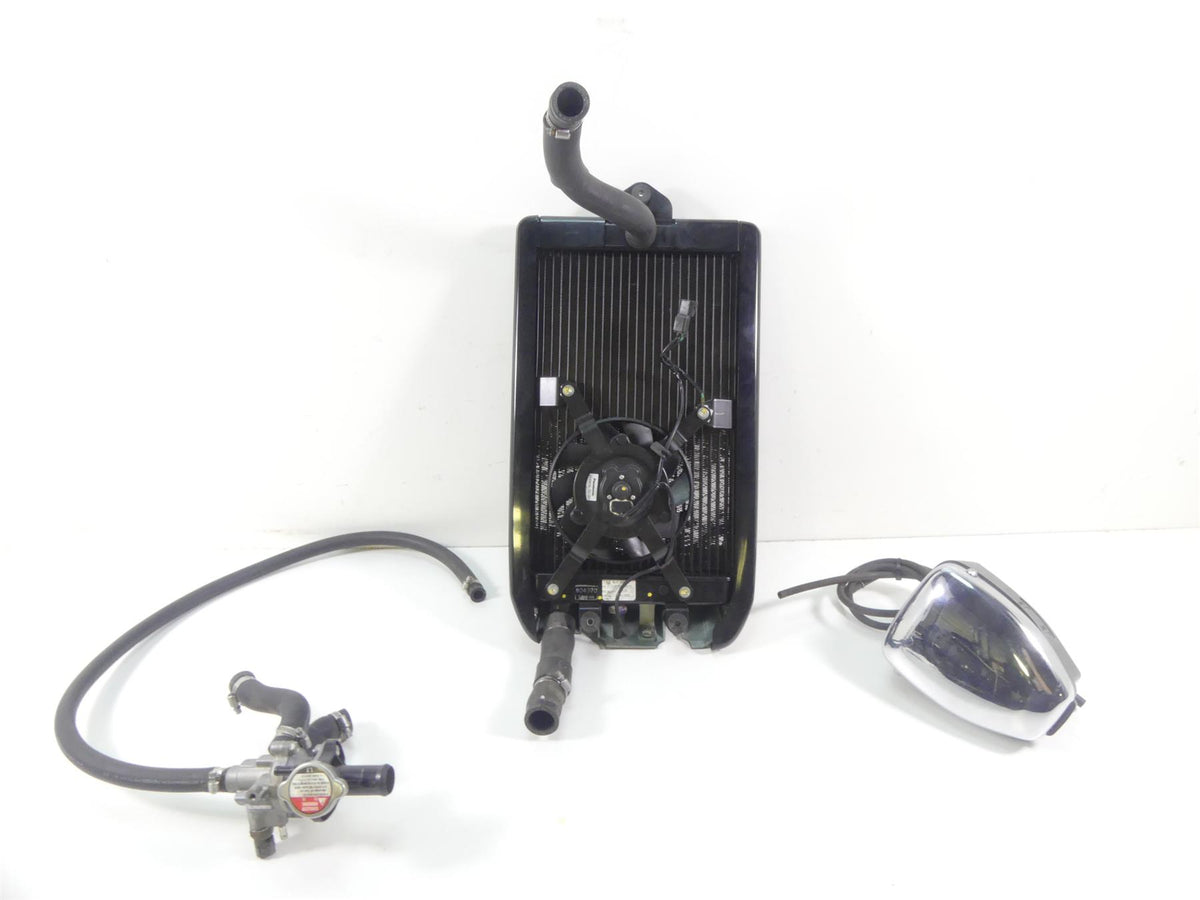 2007 Honda VTX1800 T1 Radiator Fan Reservoir Hoses Tube Guard Set 19010-MCV-R11 {{ shop.shopifyCountryName }} - Mototech271