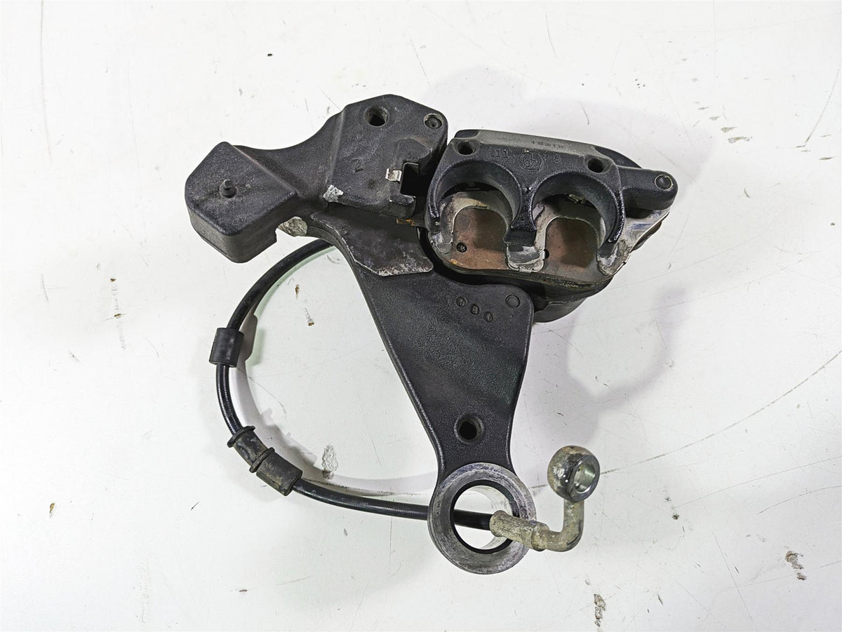 2012 Harley FLD Dyna Switchback Rear Brake Caliper & Bracket 40908-08 {{ shop.shopifyCountryName }} - Mototech271