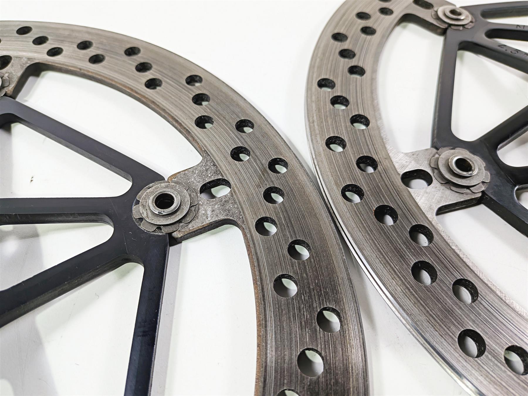 2017 Ducati Panigale 1299 Front Brake Rotor Disc Set 4.8mm 49240891A 49240901A-Mototech271