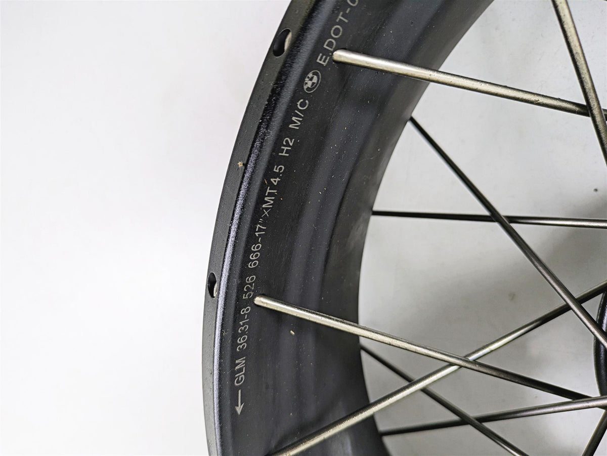 2017 BMW R1200 GS K50 Straight 17x4.5 Rear Wheel Spoke Rim 36318526651 {{ shop.shopifyCountryName }} - Mototech271