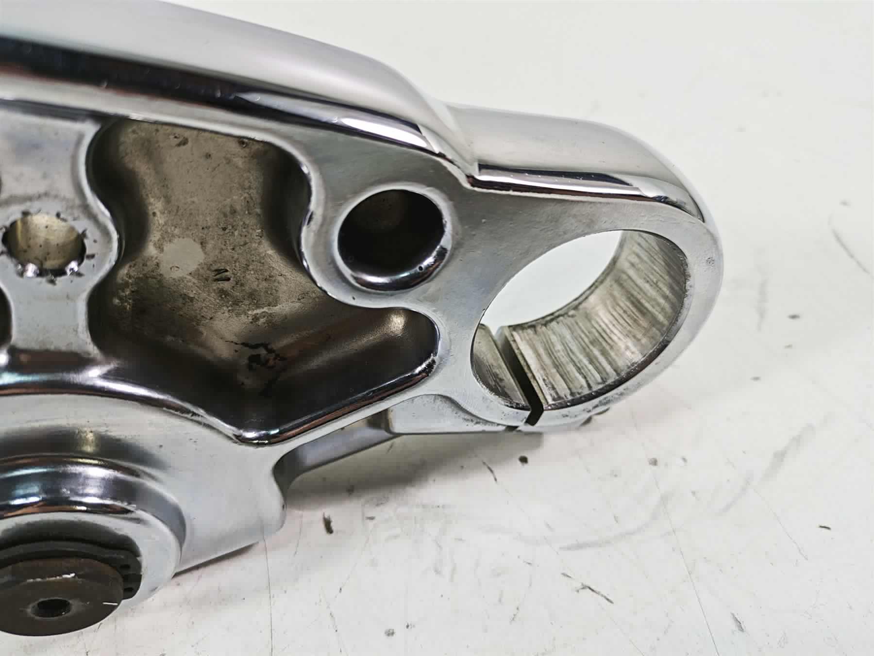 2009 Harley FXCWC Softail Rocker C Lower Triple Tree Steering Stem 46429-08 {{ shop.shopifyCountryName }} - Mototech271