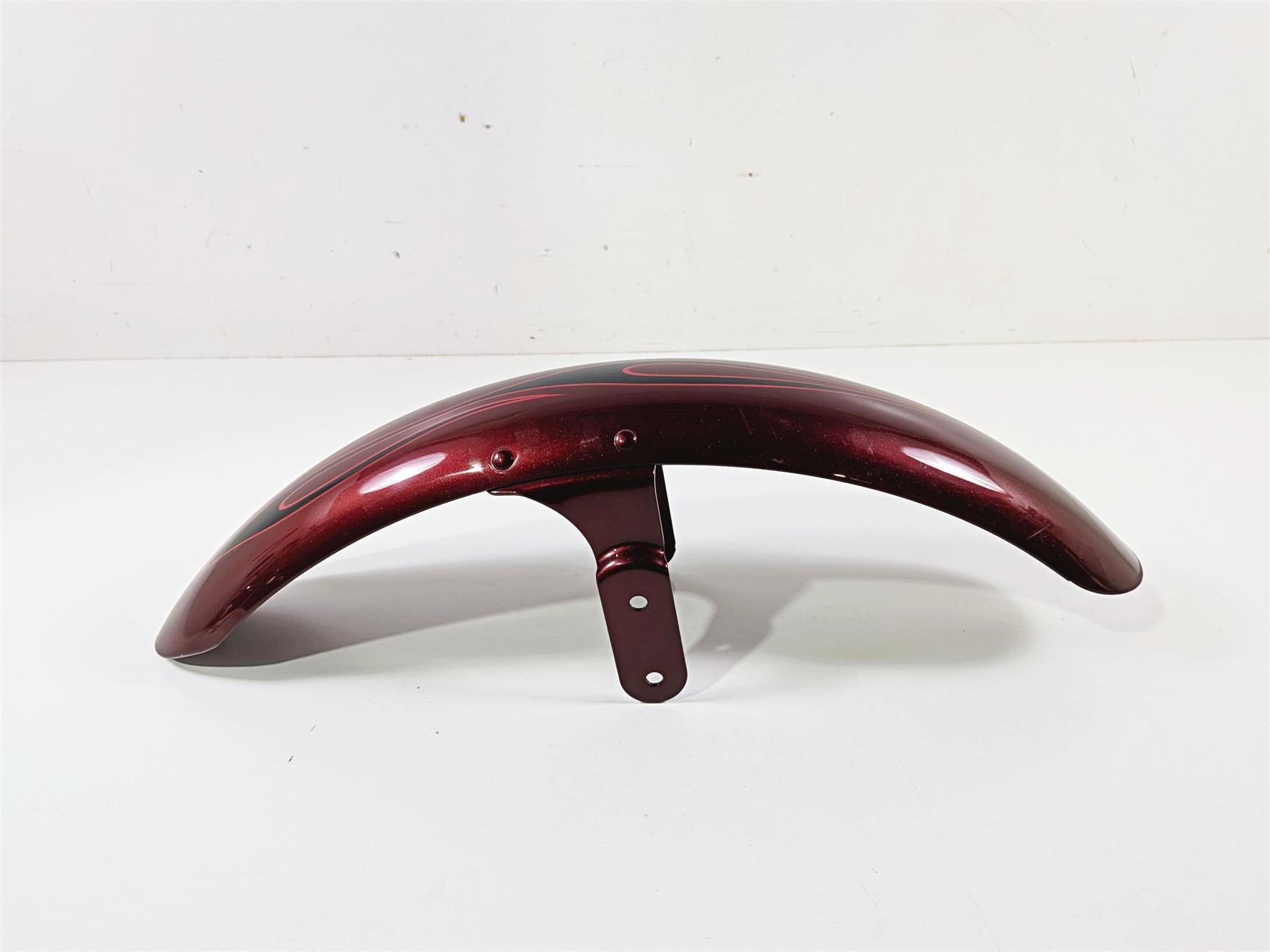 2009 Harley FXCWC Softail Rocker Front Fender Crimson Red Sunglo 60158-08 {{ shop.shopifyCountryName }} - Mototech271