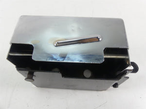 2005 Harley FXDWGI Dyna Wide Glide Right Battery Tray & Chrome Cover 66375-97