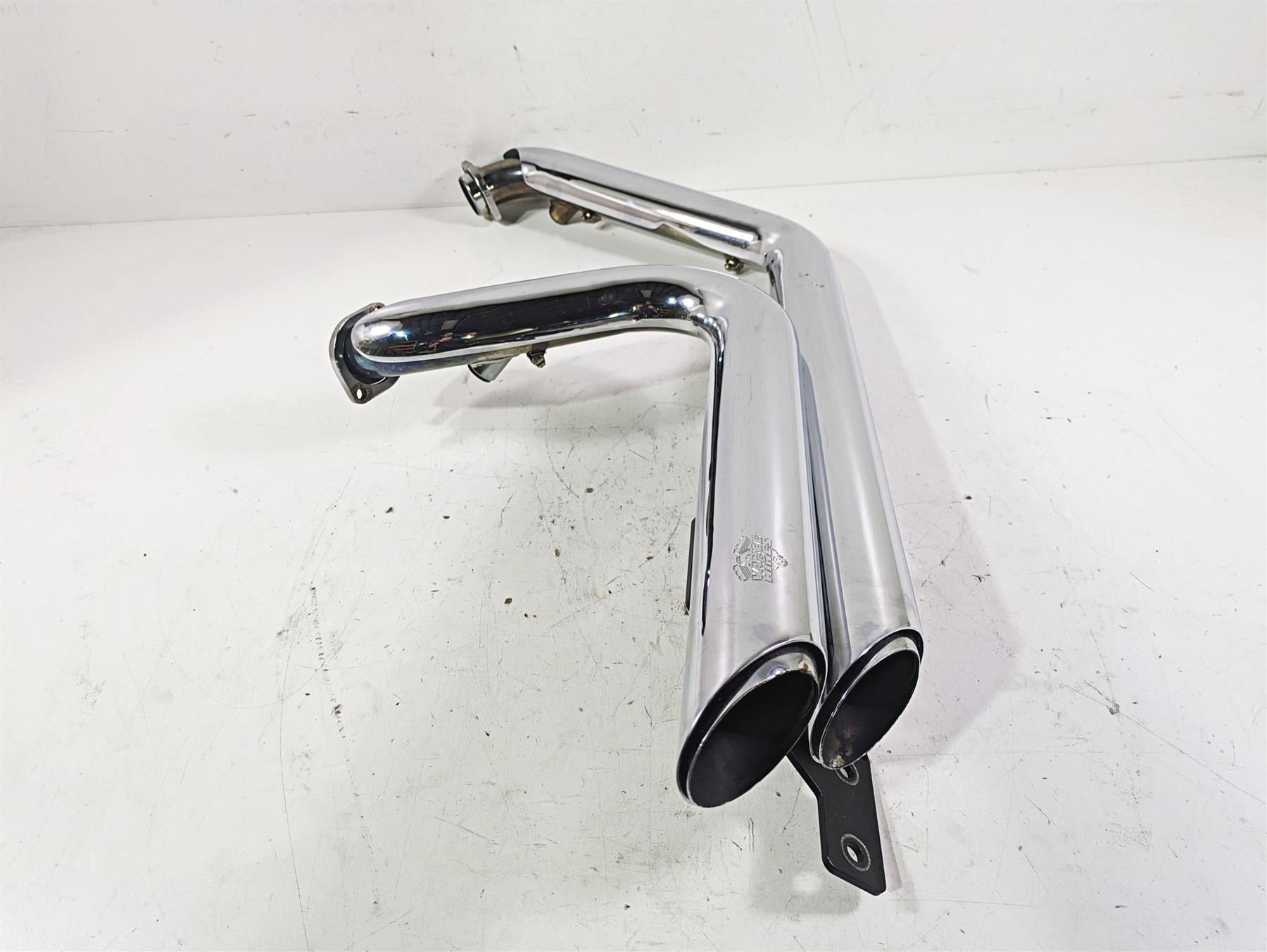 2005 Harley Softail FLSTFSE CVO Fat Boy Vance Hines Shortshots Exhaust Set 17221 {{ shop.shopifyCountryName }} - Mototech271