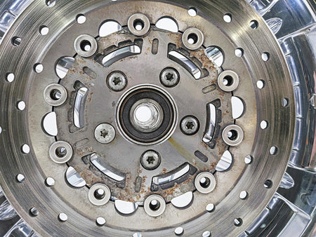 2008 Harley FXDSE CVO Dyna Chrome Slotted Rear Wheel Rim 17x4.5 43972-08-Mototech271