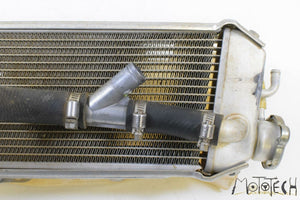 2007 Kawasaki KX250F KX250 F Right Coolant Radiator w/ Shroud TWISTED 39061-0074