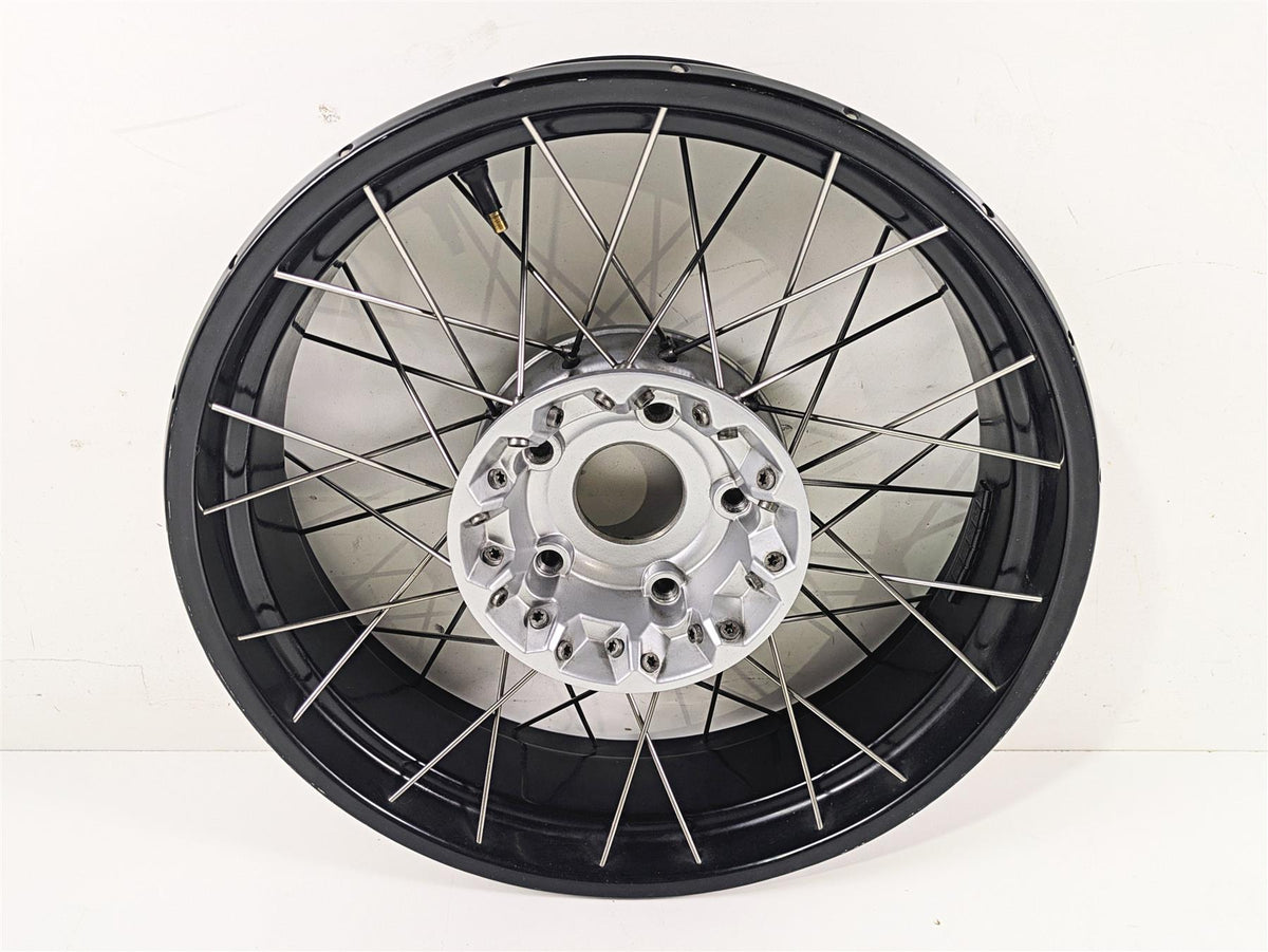 2010 BMW R1200GS K25 Rear Wheel Rim 17x4 Spoke Black Straight 36318553004 {{ shop.shopifyCountryName }} - Mototech271