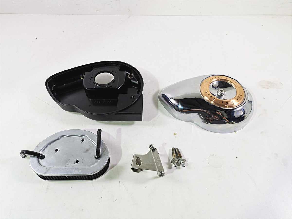 2008 Harley FXDL Dyna Low Rider 105TH Air Cleaner Breather Filter Set 29182-08A {{ shop.shopifyCountryName }} - Mototech271