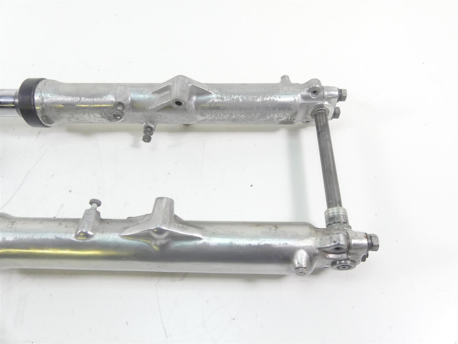 1977 Honda CB750 A Four Hondamatic Front Fork Leg Triple Tree Set 51500-393-003 {{ shop.shopifyCountryName }} - Mototech271