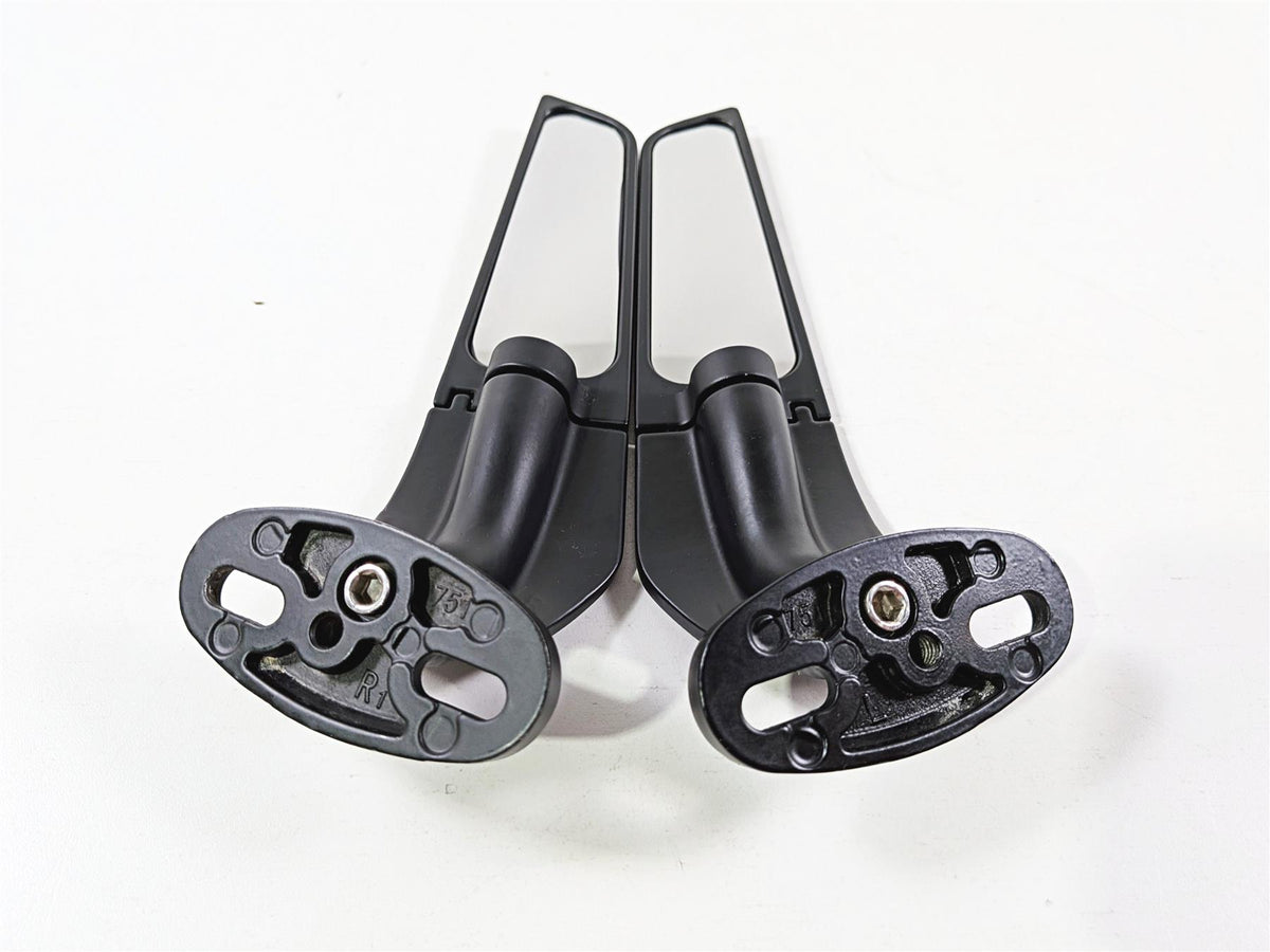 2008 Yamaha YZF R1 RN19 Adjustable Rotating Wing Rear View Mirror Set {{ shop.shopifyCountryName }} - Mototech271