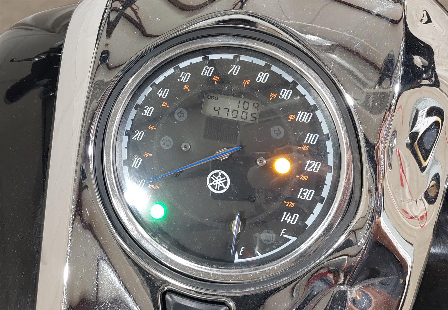 2009 Yamaha XV1900 Raider Speedometer Gauges Instrument 47K -Tested 5C7 ...