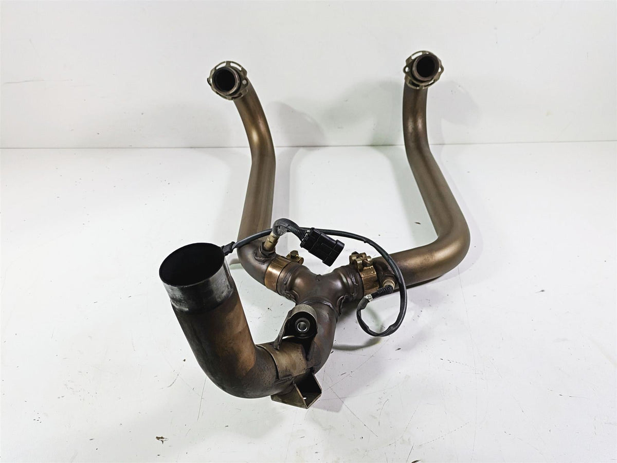 2016 Moto Guzzi Stelvio 1200 8V NTX Exhaust Header & Midpipe Set 897622 897623 {{ shop.shopifyCountryName }} - Mototech271